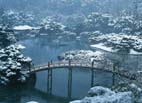 栗林公園(南湖雪景色) 栗林公園(南湖雪景色)
