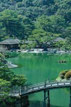 栗林公園|偃月橋 栗林公園|偃月橋
